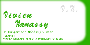 vivien nanassy business card